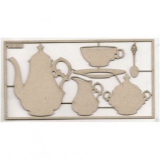 Chipboard - Tea Set