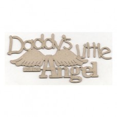 Chipboard - Daddy's little Angel