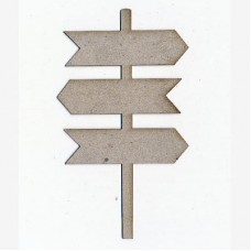 Chipboard - Direction Sign Board
