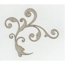 Chipboard - Corner Twirl