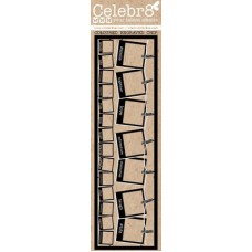 Celebr8 - Coloured Engraved Chipboard - Polaroid Frames
