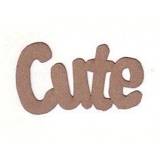 Chipboard -  Cute