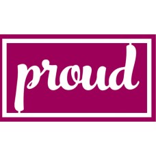 Chipboard Loosies - A Single Word - Proud