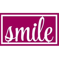 Chipboard Loosies - A Single Word - Smile