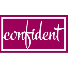 Chipboard Loosies - A Single Word -  Confident