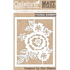 Celebr8 Midi Card - Floral Element