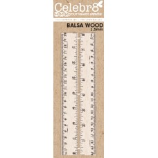 Celebr8 Balsa Wood Mini Card - Rulers