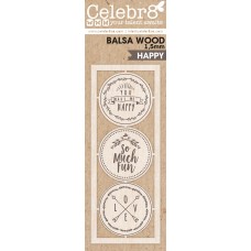 Celebr8 Balsawood - Discs Sayings