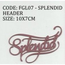 Fantasy Garden - Splendid Header (Brown)