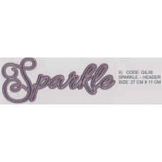 Girl Sparkle - Sparkle Header (purple)