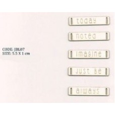 Just Be - 5x Word Tags (White) Just Be - 5x Word Tags (White)