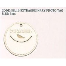 Just Be - Extraordinary Photo Tag (White) Just Be - Extraordinary Photo Tag (White)