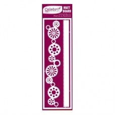 Chipboard Lanki Card - Cogs Border