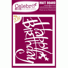 Celebr8 Matt Board Midi - Happy Birthday