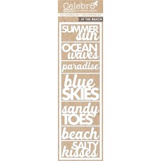 Celerb8 Lanki Card - Beach Words