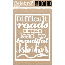 Celebr8 - Equi Card - Difficult Roads Beautiful Destination