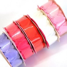 Ribbon 15mm Heart PINK