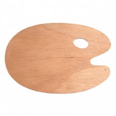 Wooden Kidney Pallette L (30cm x 40cm) Wooden Kidney Pallette L (30cm x 40cm)