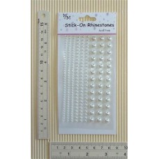 R/Stones Pearls Stick-on Assorted Sizes