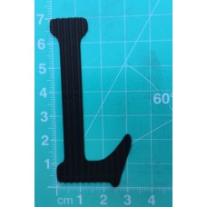 Chipboard - Skinny Letters - Large Black - L