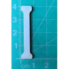 Chipboard - Skinny Letters - Small White - I