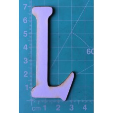 Chipboard - Skinny Letters - Large White - L