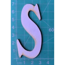 Chipboard - Skinny Letters - Large White - S