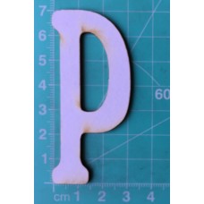 Chipboard - Skinny Letters - Large White - P
