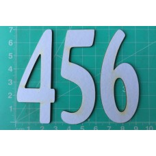 Chipboard - Skinny Letters - Large White - 4