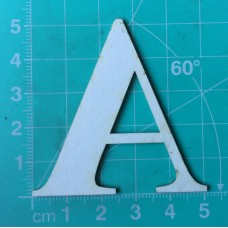 Chipboard - Roman Letters - A