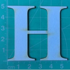 Chipboard - Roman Letters - H