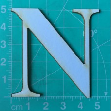 Chipboard - Roman Letters - N