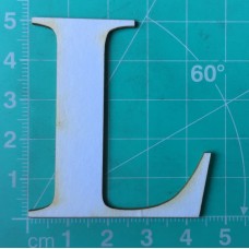 Chipboard - Roman Letters - L