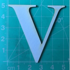Chipboard - Roman Letters - V