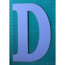 Chipboard - X-Large Letters - D
