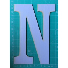 Chipboard - X-Large Letters - N