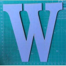 Chipboard - X-Large Letters - W