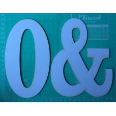Chipboard - X-Large Letters - &