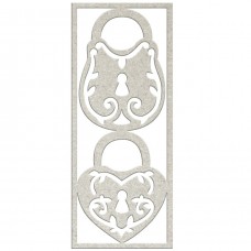 Fabscraps Chipboard - Filigree Locks