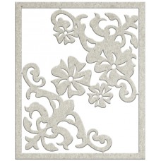 Fabscraps Chipboard - Filigree Corner