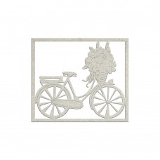 Fabscraps Chipboard - Bicycle