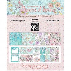 Fabscraps Card Kit - Charms of Spring Fabscraps Card Kit - Charms of Spring