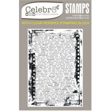 Celebr8 Stamps - Grunge Frame Words