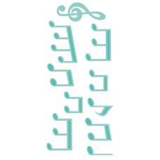 Kaisercraft Cutting Dies - Music Notes Panel