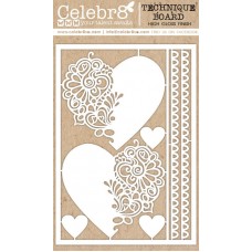Celebr8 Technique Board - Ornate Hearts
