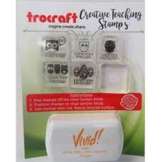Teacher Stamps ENGLISH - Cute Owl