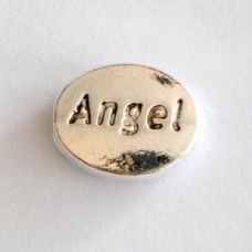 Metal Charm - Family Words - Angel