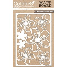 Celebr8 Chipboard - Equi Card - Cherry Blossom