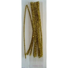 Chenille Sticks 6mm Gold (20 p/p)