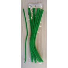 Chenille Sticks 6mm Green (20 p/p)